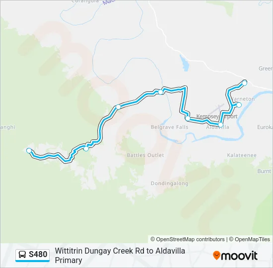 S480 Bus Line Map