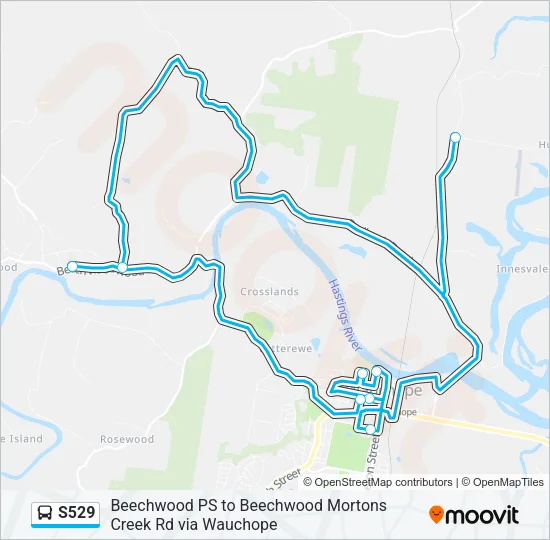 S529 Bus Line Map