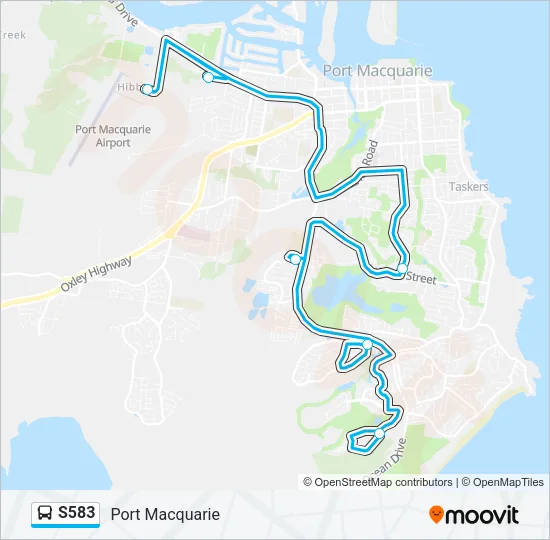 S583 Bus Line Map