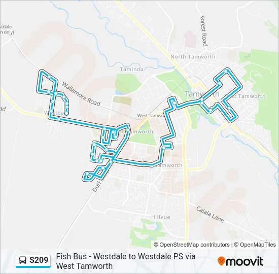 S209 Bus Line Map