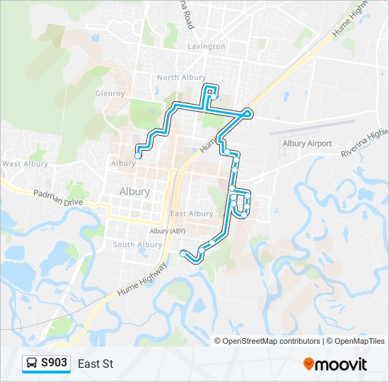 S903 bus Line Map