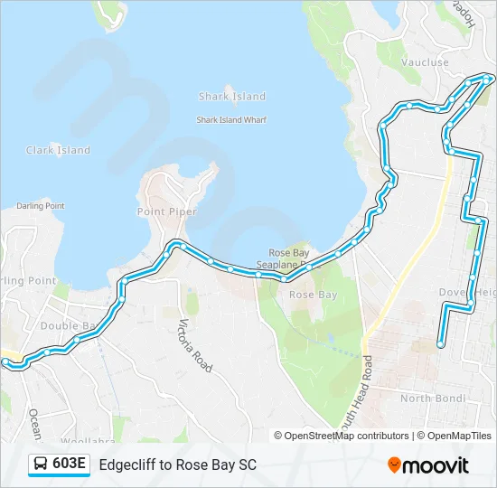 603E Bus Line Map