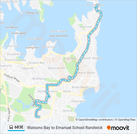 683E bus Line Map