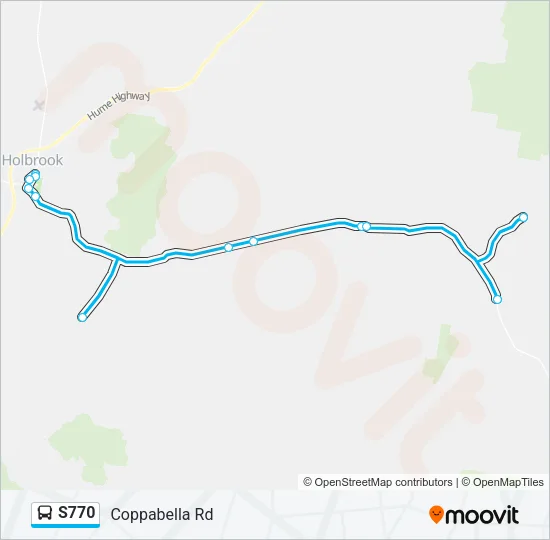 S770 Bus Line Map