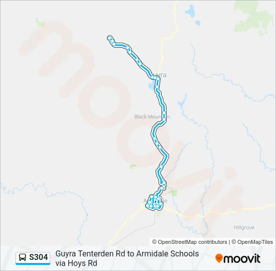 S304 Bus Line Map