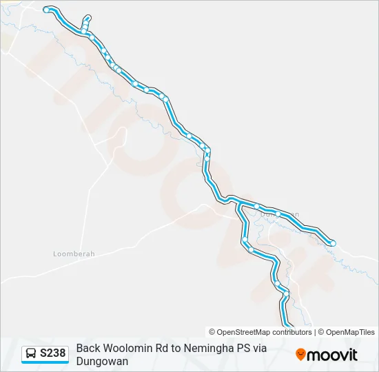 S238 Bus Line Map