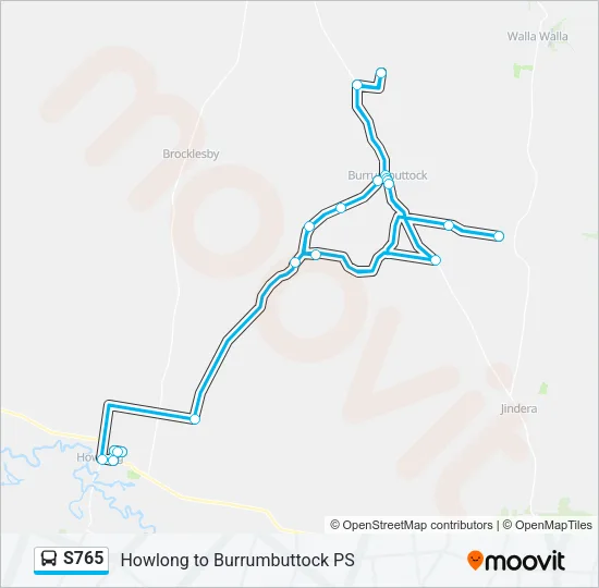 S765 Bus Line Map