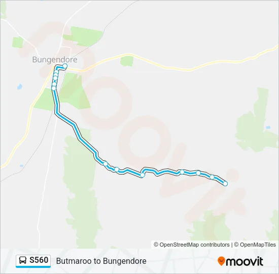 S560 Bus Line Map