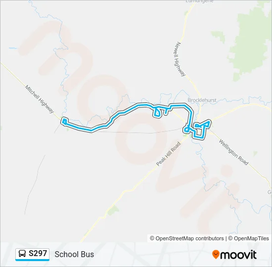 S297 Bus Line Map
