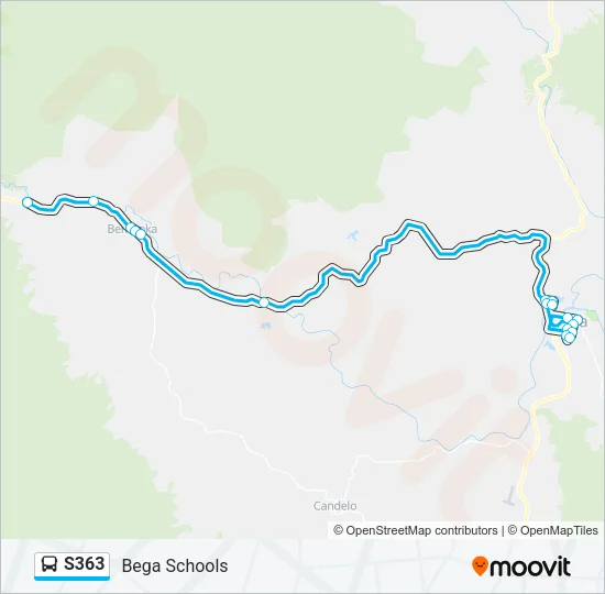 S363 Bus Line Map