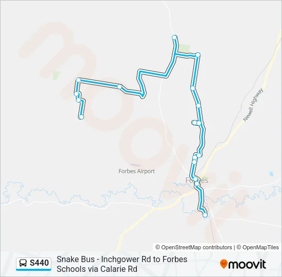 S440 Bus Line Map
