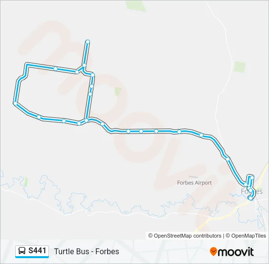 S441 Bus Line Map