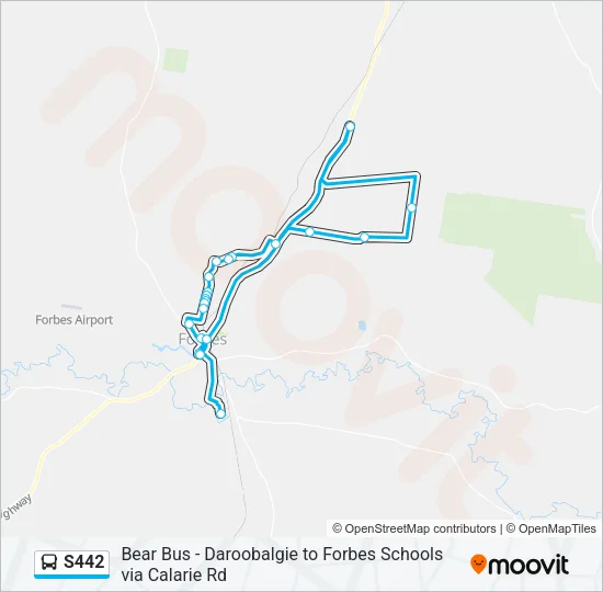 S442 Bus Line Map