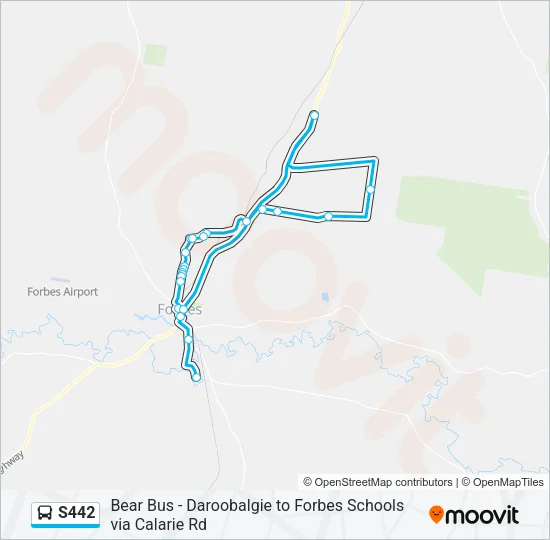 S442 Bus Line Map