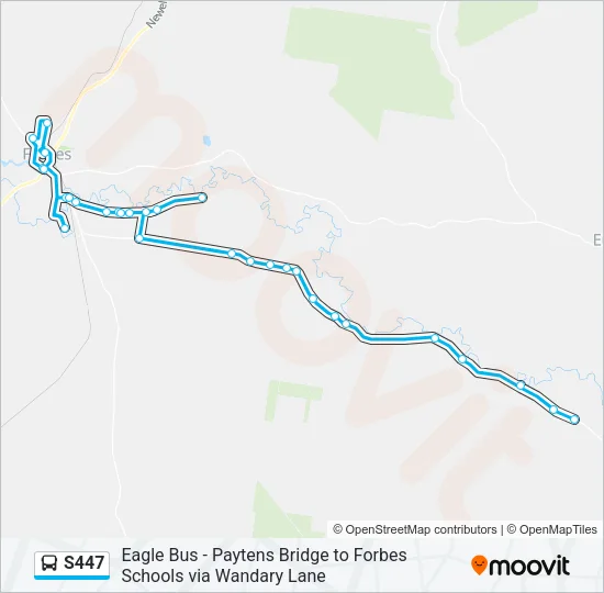 S447 Bus Line Map