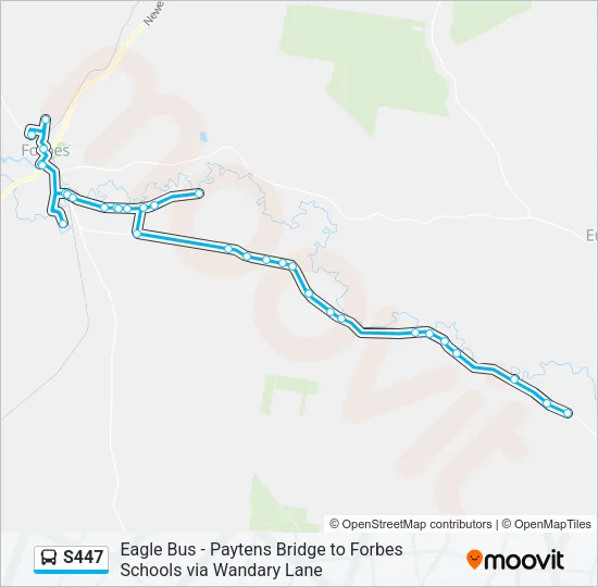 S447 Bus Line Map