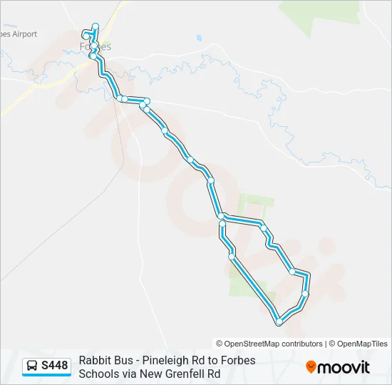 S448 Bus Line Map