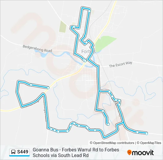 S449 Bus Line Map