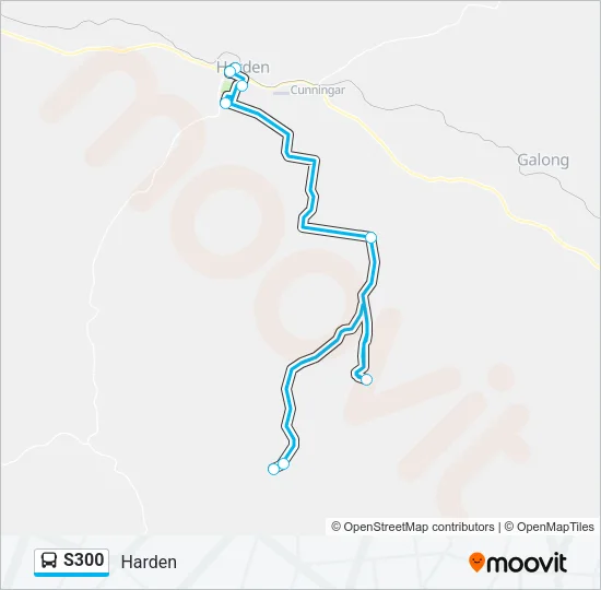 S300 Bus Line Map