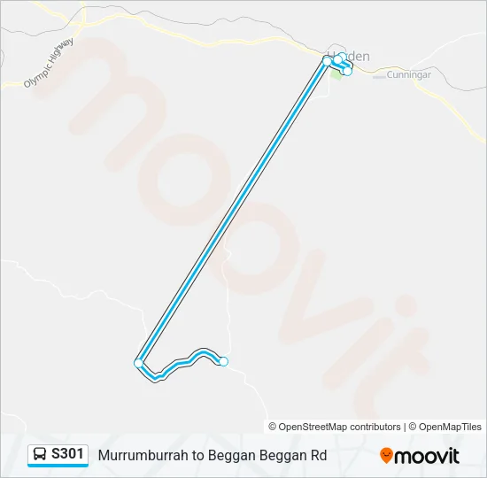 S301 Bus Line Map