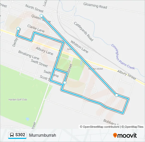S302 Bus Line Map