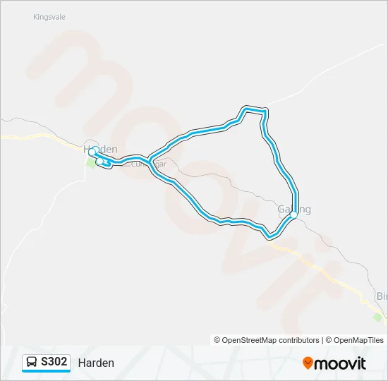 S302 Bus Line Map
