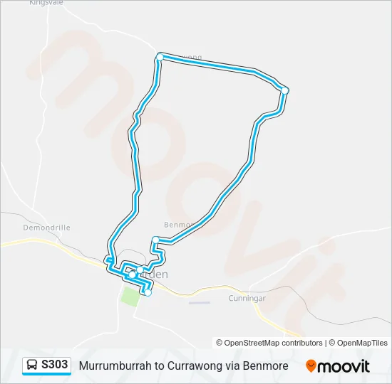 S303 Bus Line Map