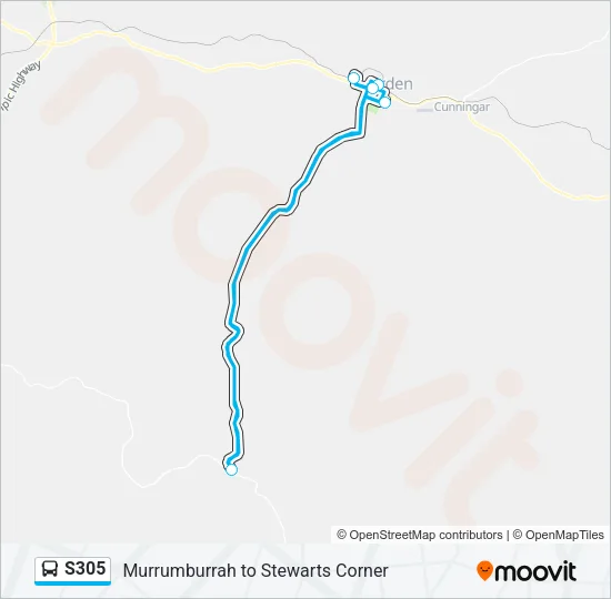 S305 Bus Line Map