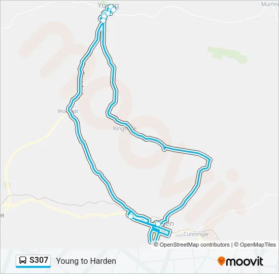 S307 Bus Line Map