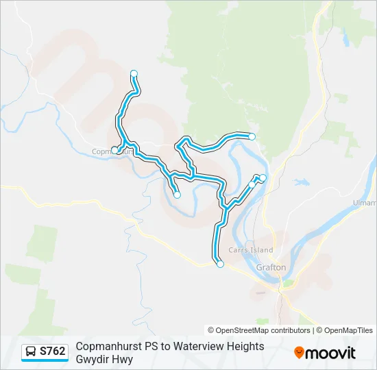 S762 Bus Line Map