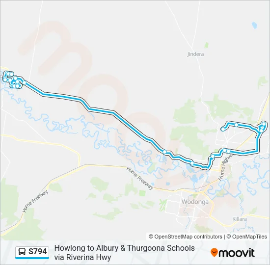 S794 Bus Line Map