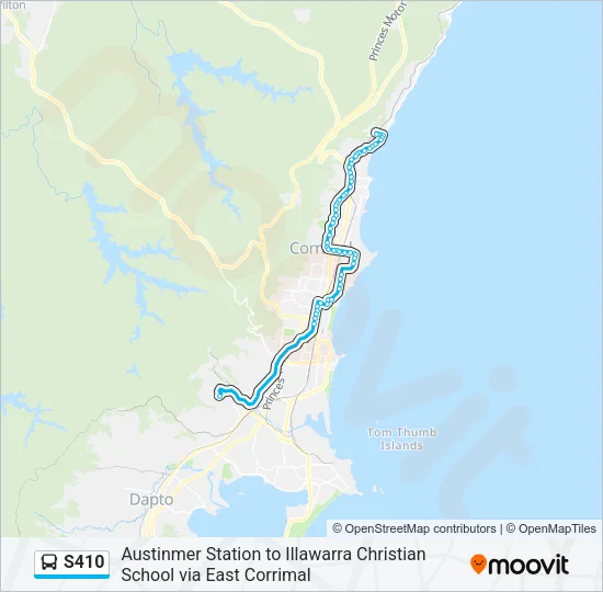 S410 Bus Line Map