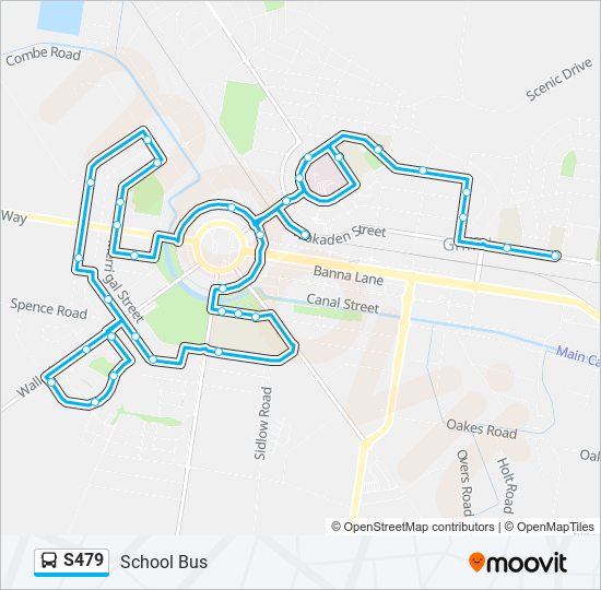 S479 bus Line Map