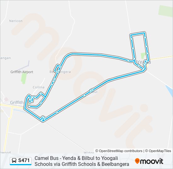 S471 bus Line Map