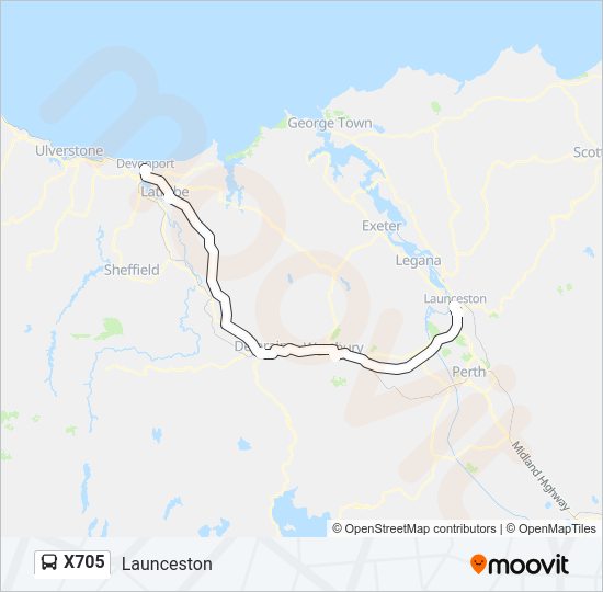 X705  Line Map