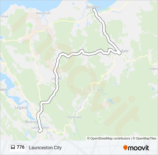 776 Bus Line Map