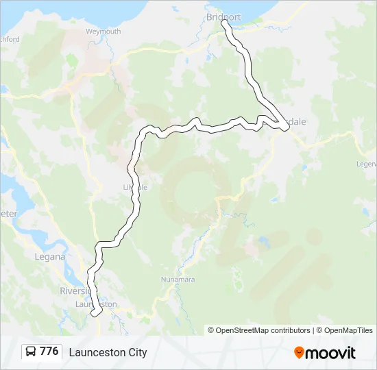 776 Bus Line Map