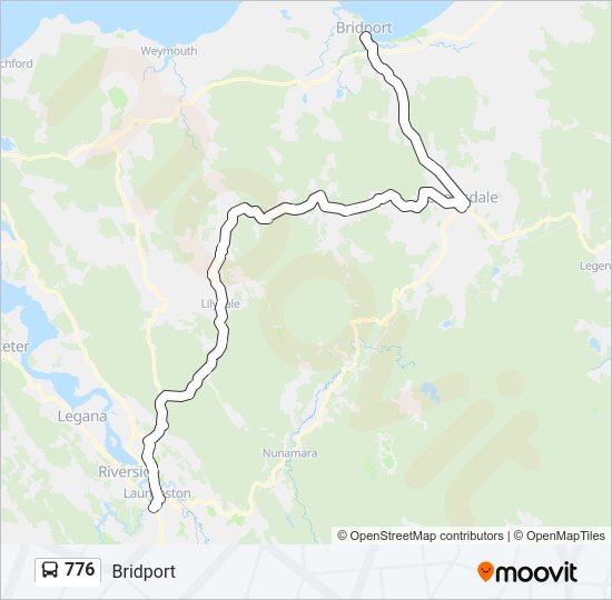 776 Bus Line Map