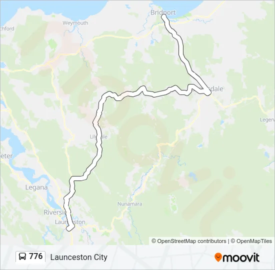 776 Bus Line Map