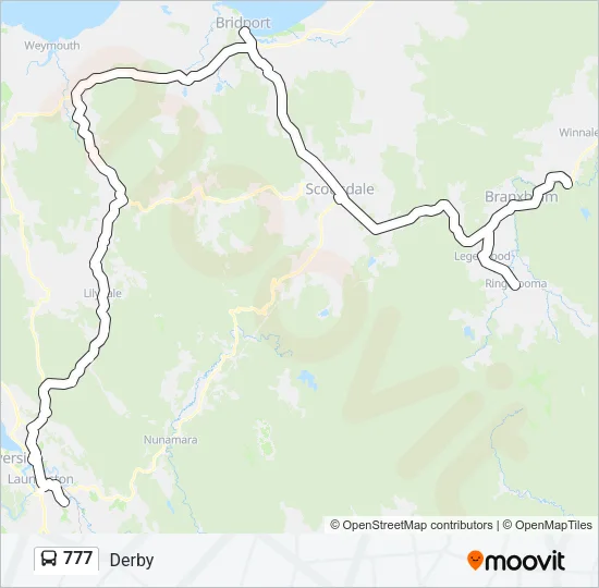 777 Bus Line Map