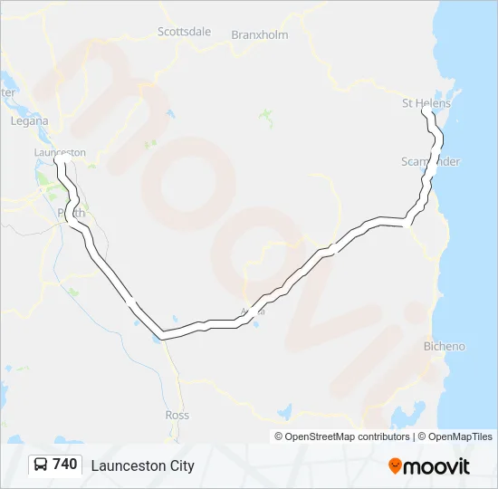 740  Line Map
