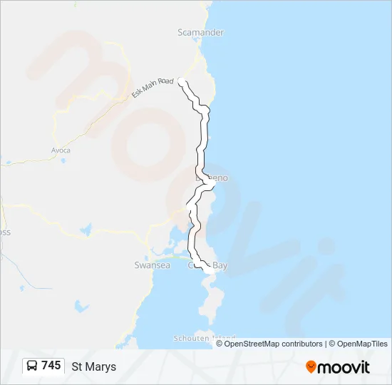 745  Line Map