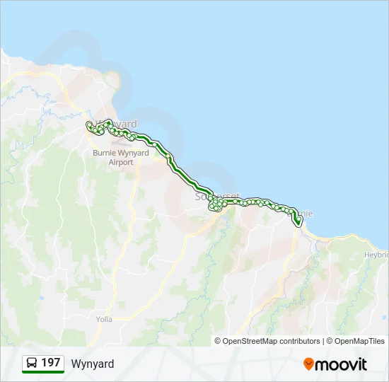 197 Bus Line Map