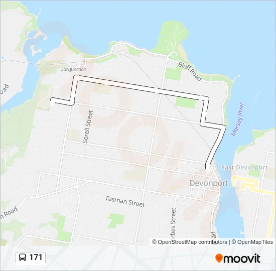 171 Bus Line Map