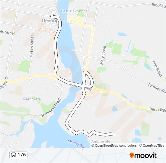 176 Bus Line Map
