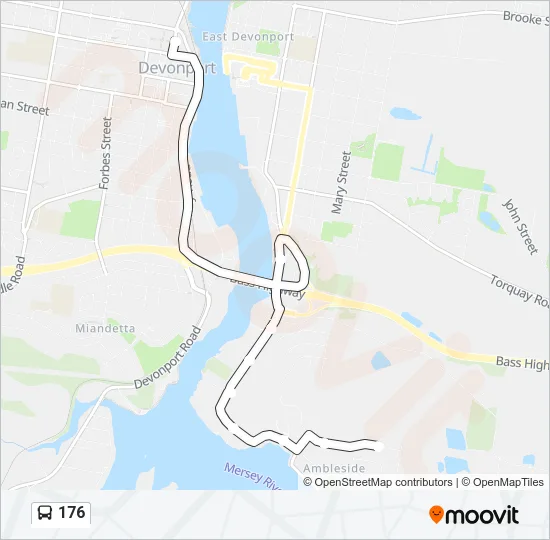 176 Bus Line Map
