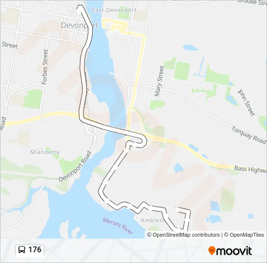 176 Bus Line Map