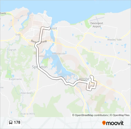 178 Bus Line Map