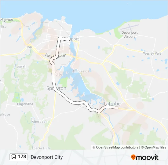 178 Bus Line Map