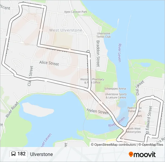 182 Bus Line Map